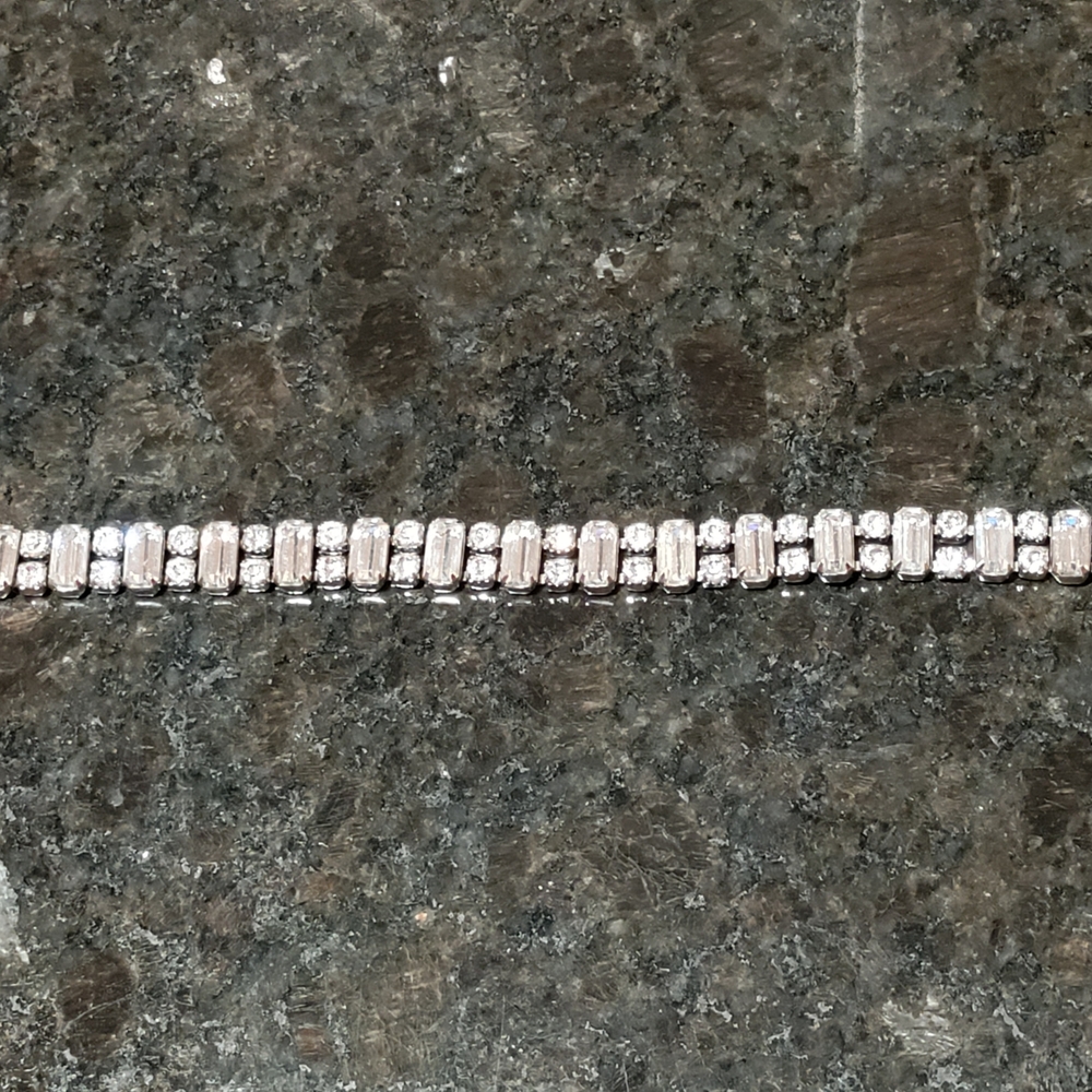 Elegant Silver Tone Bracelet By Kramer Of New York